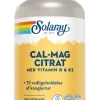 Solaray Magnesium|Kalk>Cal-Mag Citrat med vitamin D og K2