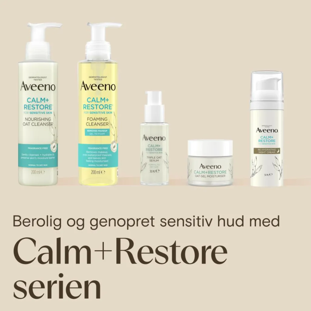 Aveeno CALM+RESTORE Foaming Make Up Removing Cleanser< Ansigtspleje