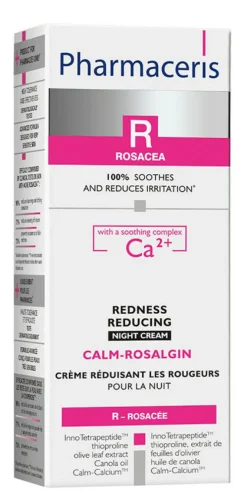 Pharmaceris Calm-Rosalgin Natcreme< Ansigtspleje