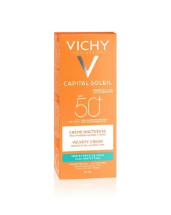 Vichy Capital Soleil Skin-perfecting Velvety SPF 50+< Solcreme|Solpleje