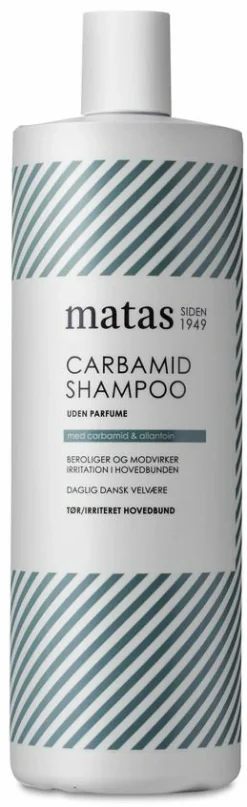 Matas Striber Shampoo|Hovedbundspleje>Carbamid Shampoo til Tør og Irriteret Hovedbund Uden Parfume