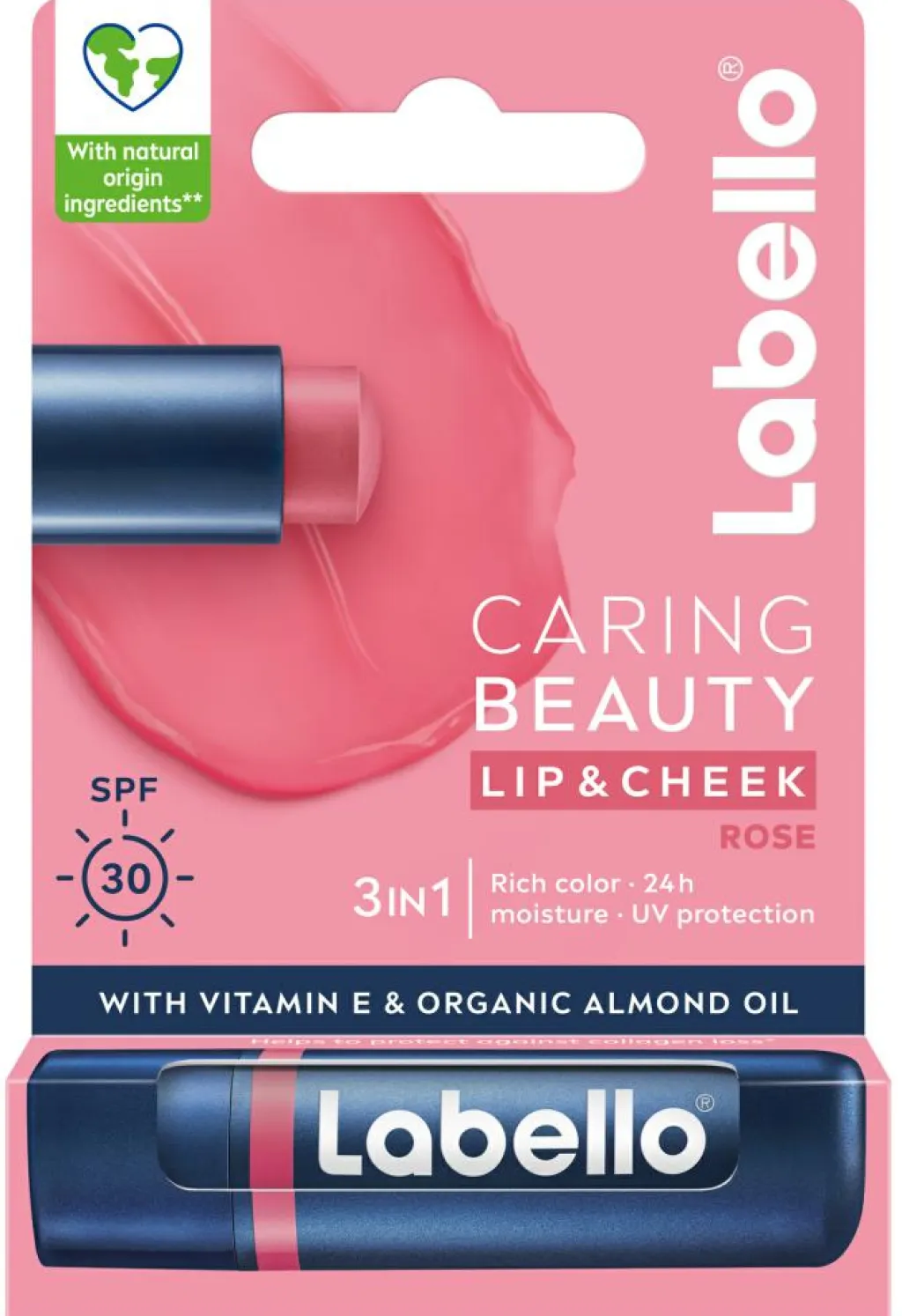 Labello Læbepleje<Caring Beauty 3i1