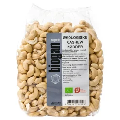 Biogan Tørret Frugt & Nødder|Tørret Frugt & Nødder>Cashewnødder Ø