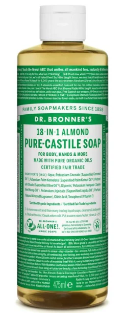 Dr. Bronner's Bodyshampoo<Castile Soap Almond
