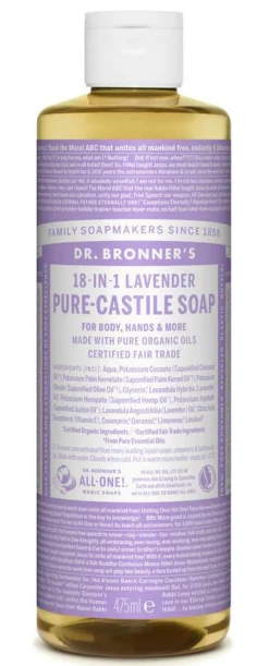 Dr. Bronner's Bodyshampoo<Castile Soap Lavender