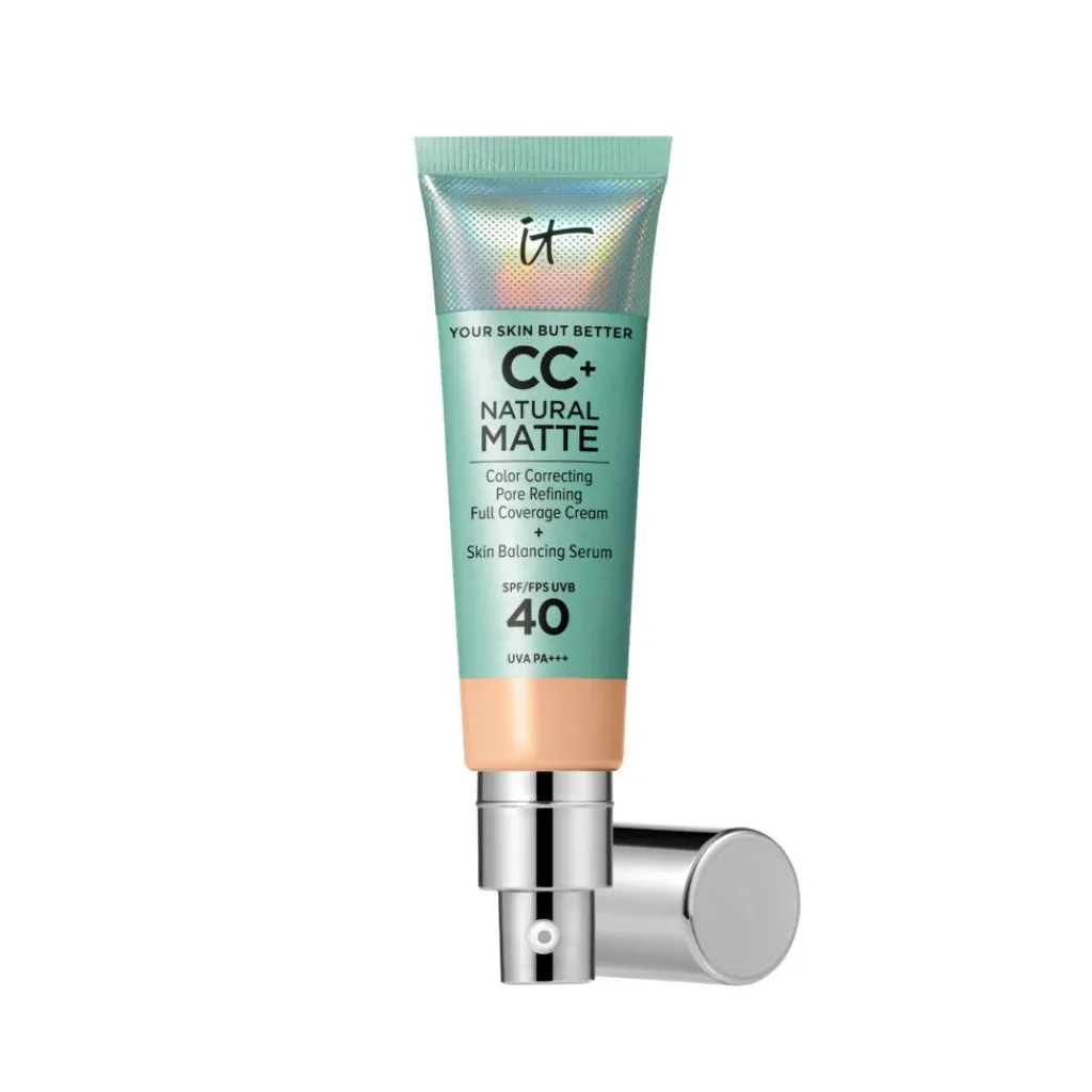 IT Cosmetics CC+ Cream Natural Matte Foundation for Oily Skin with SPF 40< Foundation