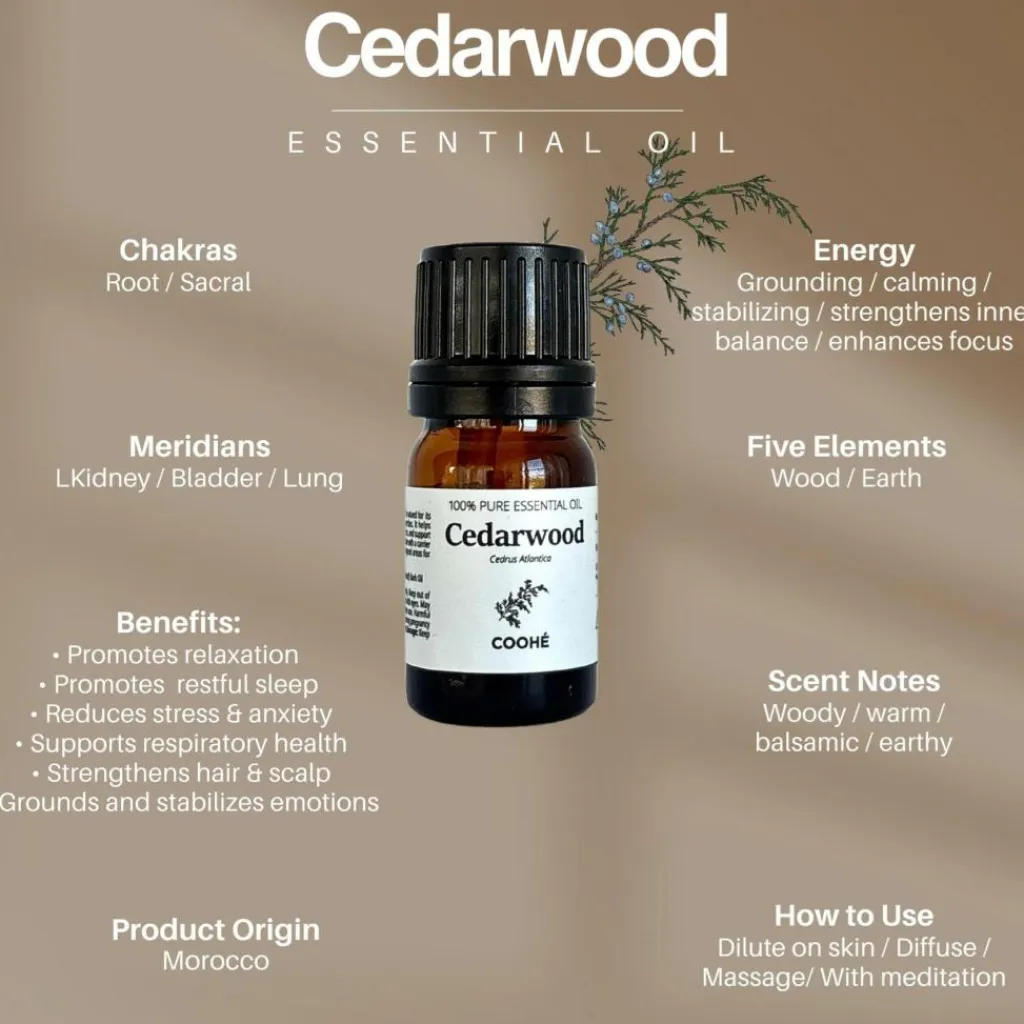 COOHÉ Duftolier>Cedarwood Essential Oil