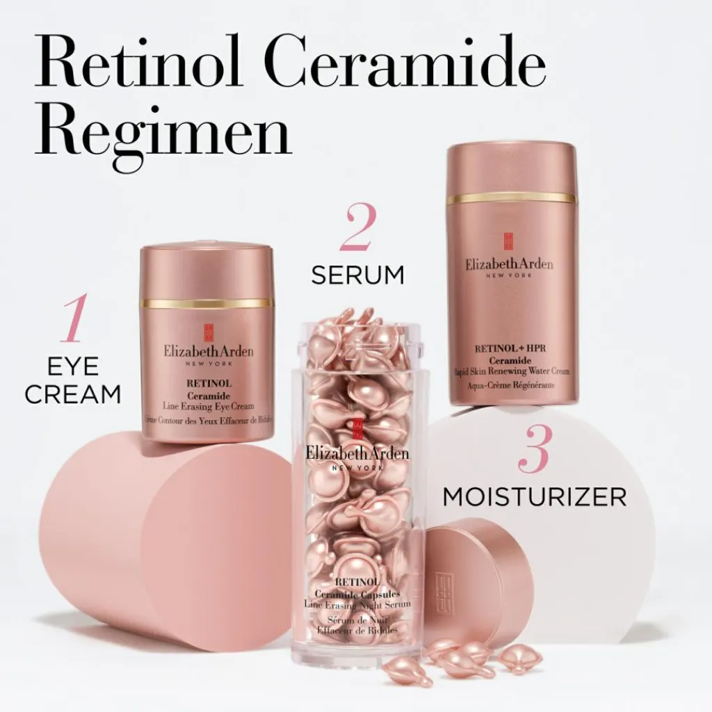 Elizabeth Arden Øjenpleje<Ceramide Retinol + HPR Rapid Skin Renewing Water Cream