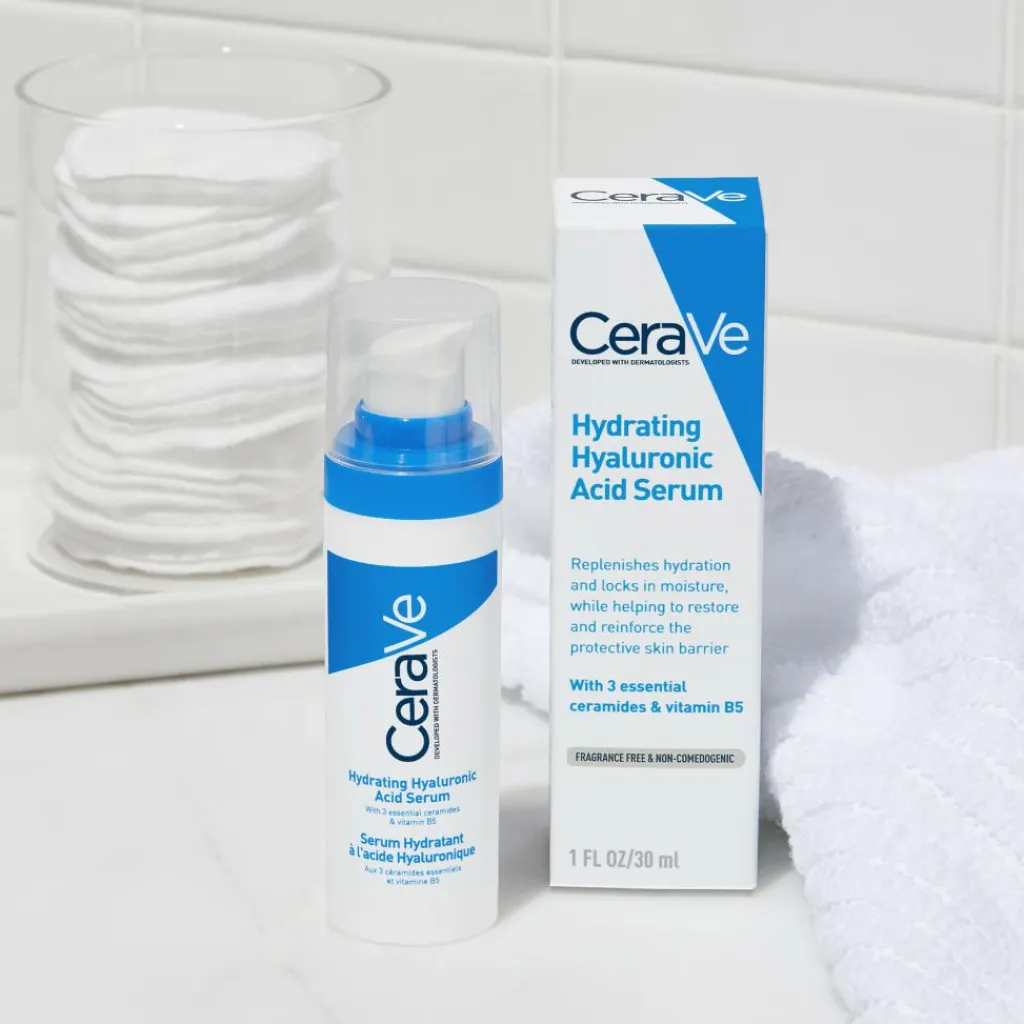 CeraVe Dermatologisk Hudpleje Til Mænd|Ansigtspleje<Hydrating Hyaluronic Acid Serum