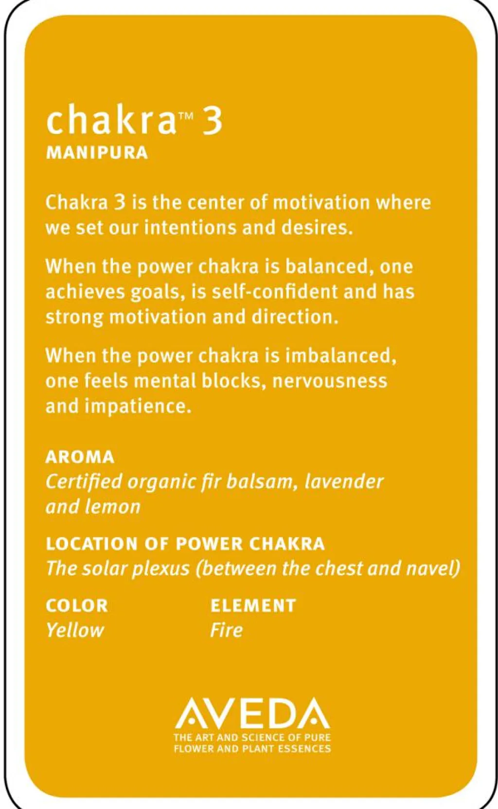 Aveda Chakra 3 Balancing Pure-fume Mist< Bodyspray|Bodyspray