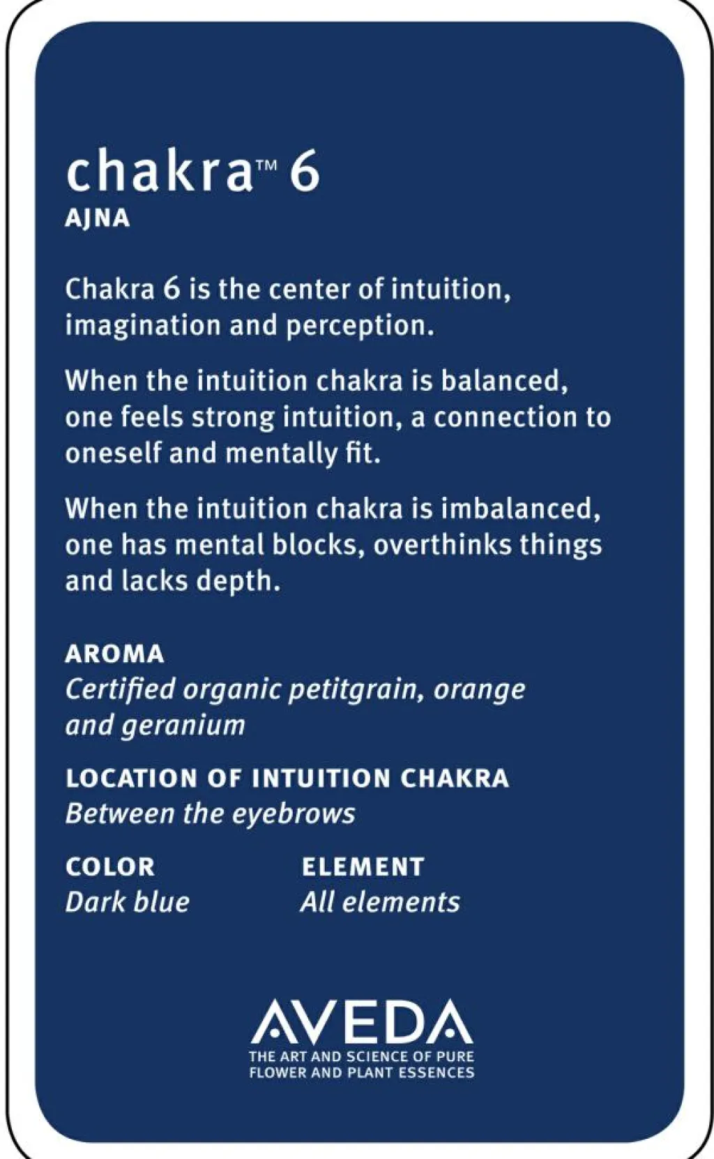 Aveda Bodyspray|Bodyspray>Chakra 6 Balancing Pure-fume Mist