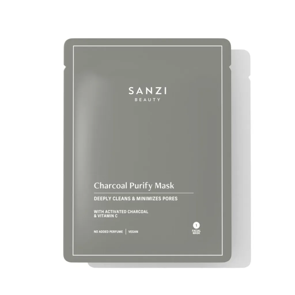 Sanzi Beauty Masker<Charcoal Purify Sheet Mask