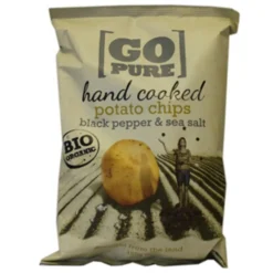Yellow Chips Chips & Kiks<Chips med salt og peber Pure Chips Ø