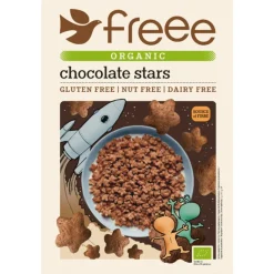 Doves Farm Chokolade|Gryn, Flager & Drys<Chocolate Stars m. Chokolade Ø