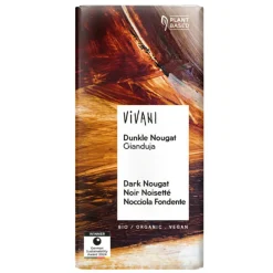 Vivani Chokolade>Chokolade Mørk Nougat Ø