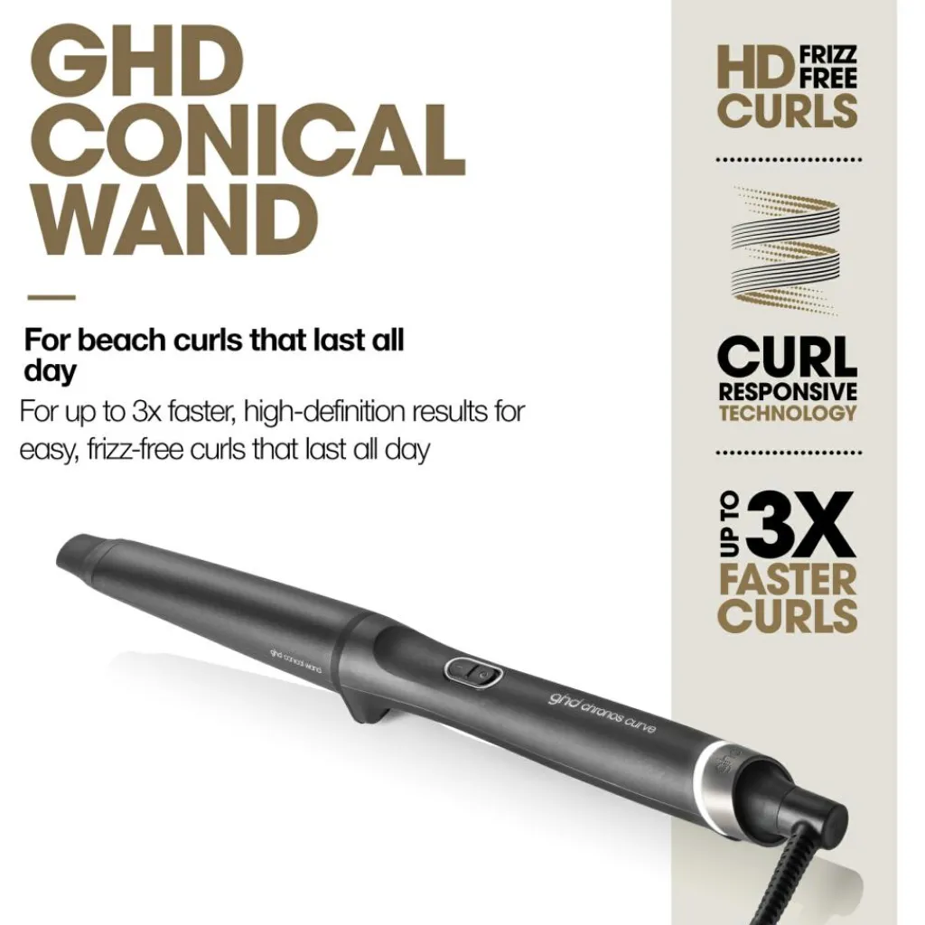 ghd Chronos Curve Conical Wand< Krøllejern