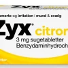 Zyx Citron Sugetabletter 3 mg< Forkølelse|Forkølelse