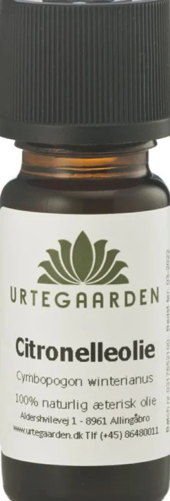 Urtegaarden Citronelleolie< Duft Til Hjemmet|Duftolier