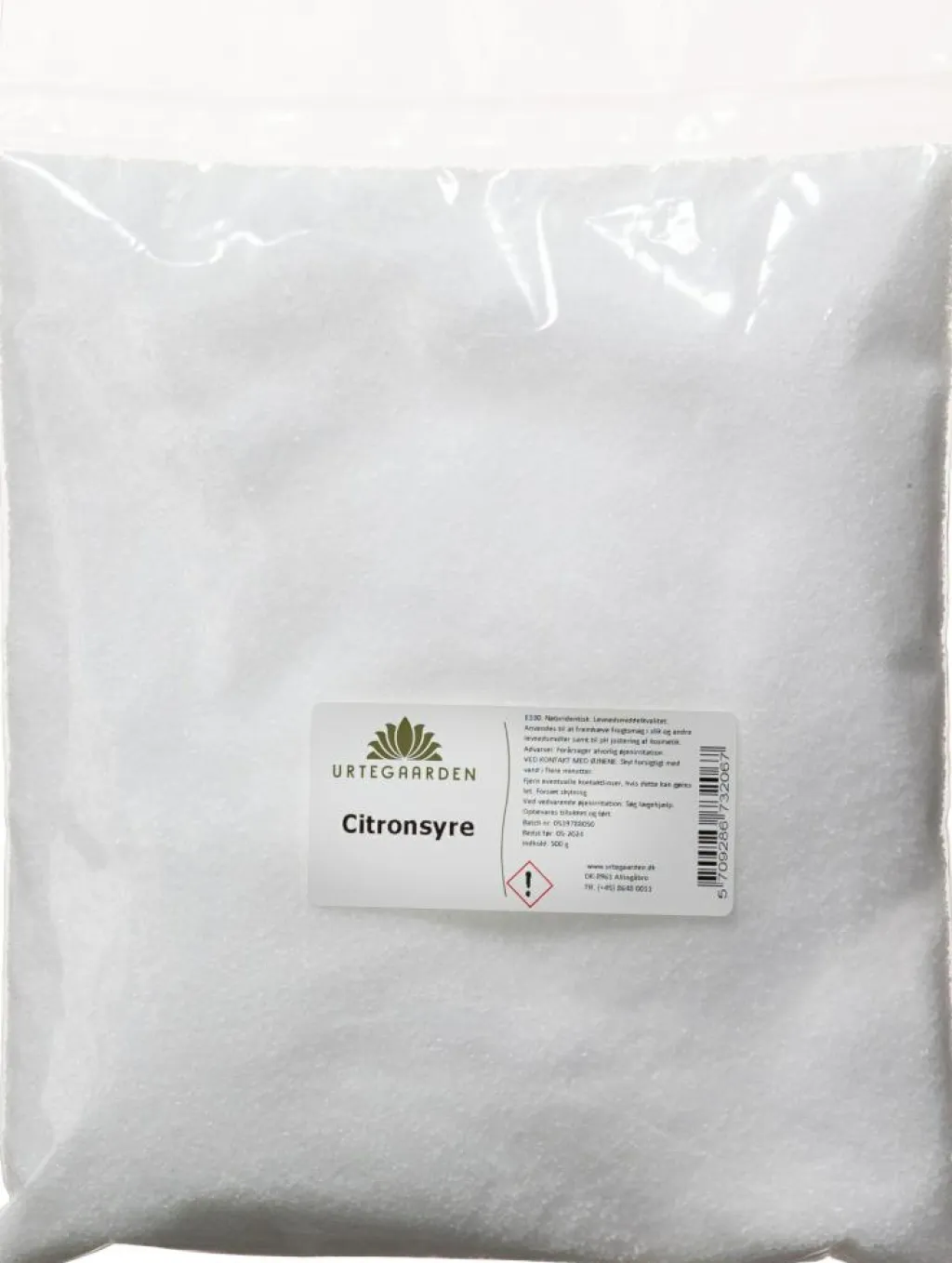 Urtegaarden Citronsyre< Lav-Selv-Slik