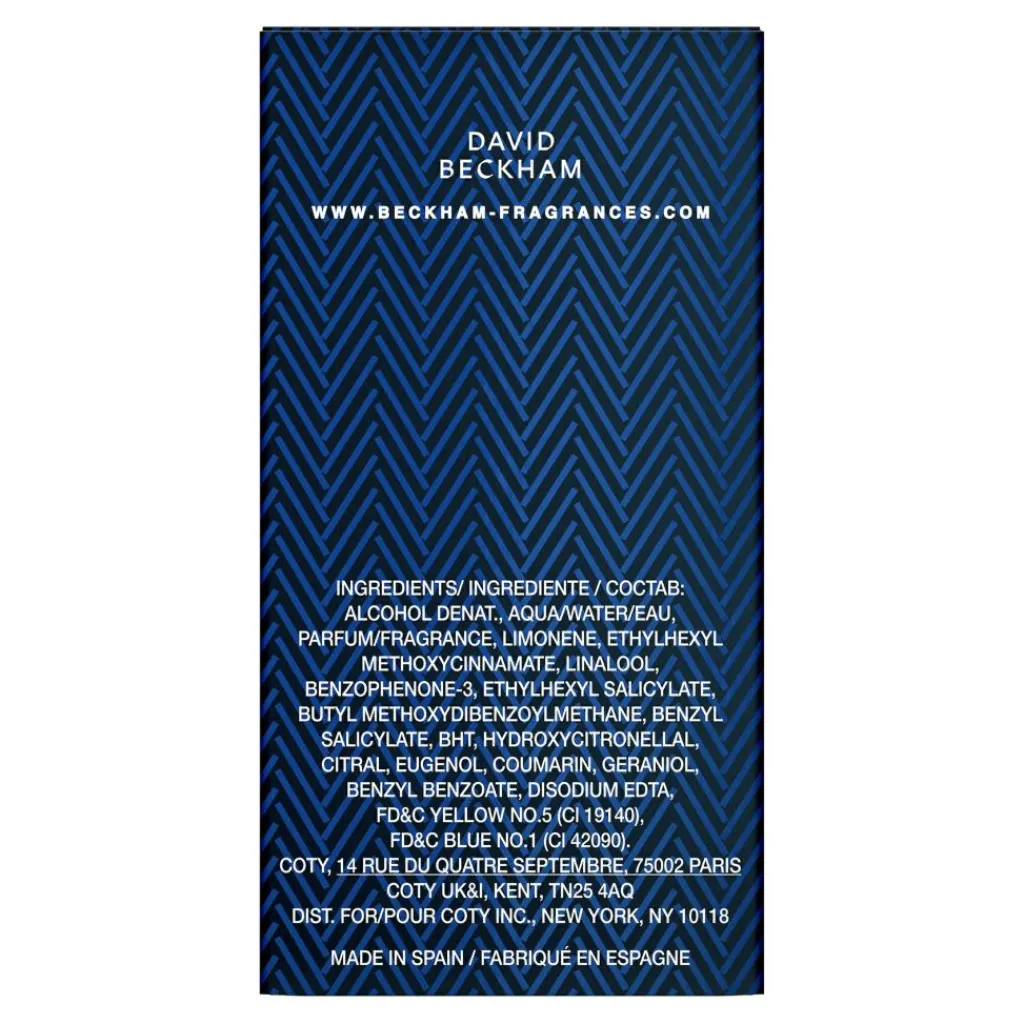 David Beckham Eau De Toilette|Eau De Toilette>Classic Blue Eau de Toilette For Him