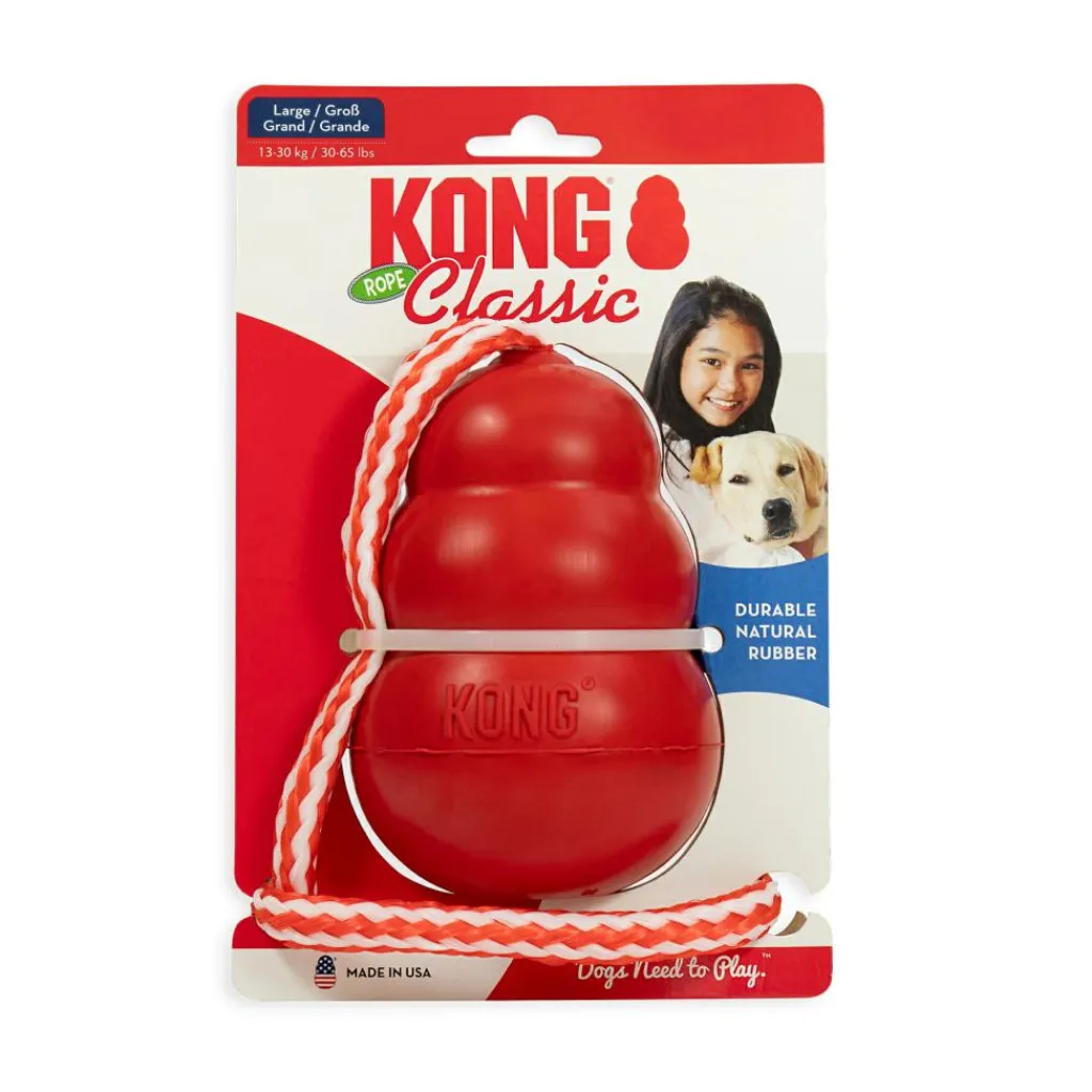 Kong Dyrelegetøj>Classic m/reb