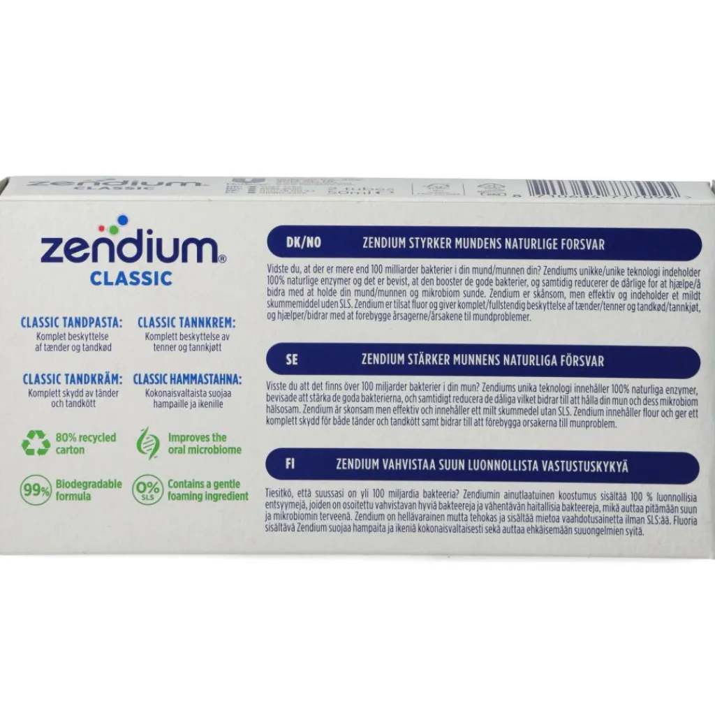 Zendium Mund & Tandpleje>Classic Tandpasta