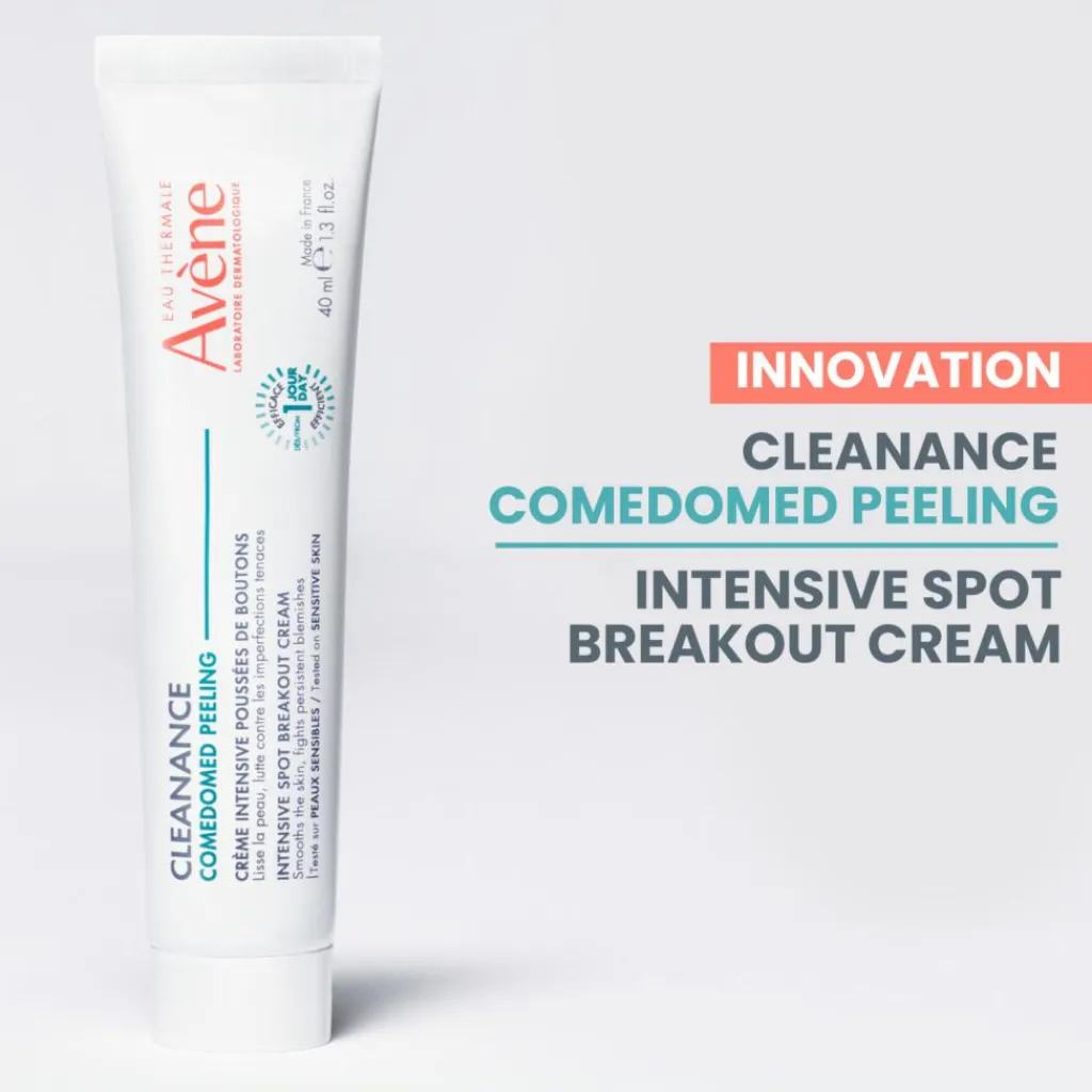 Avène Masker|Natcreme<Cleanance Comedomed Peeling Spot Breakout Cream