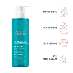 Avène Ansigtspleje|Renseprodukter>Cleanance Mattifying Cleansing Gel