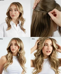 Rapunzel of Sweden Clip-on set 7 pieces 50 cm< Hair Extensions