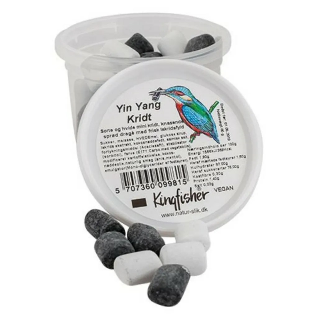 Kingfisher Lakrids & Vingummi>Coala's Naturprodukter Yin Yang kridt