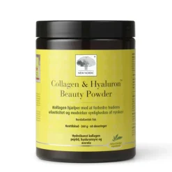 New Nordic Collagen & Hyaluronsyre Beauty Powder< Ingredienser|Hud, Hår & Negle
