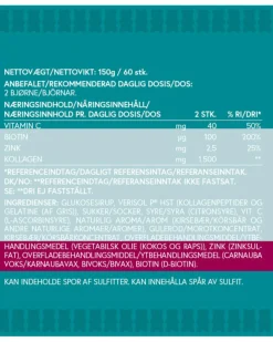 VitaYummy Collagen Cherry< Ingredienser|Hud, Hår & Negle