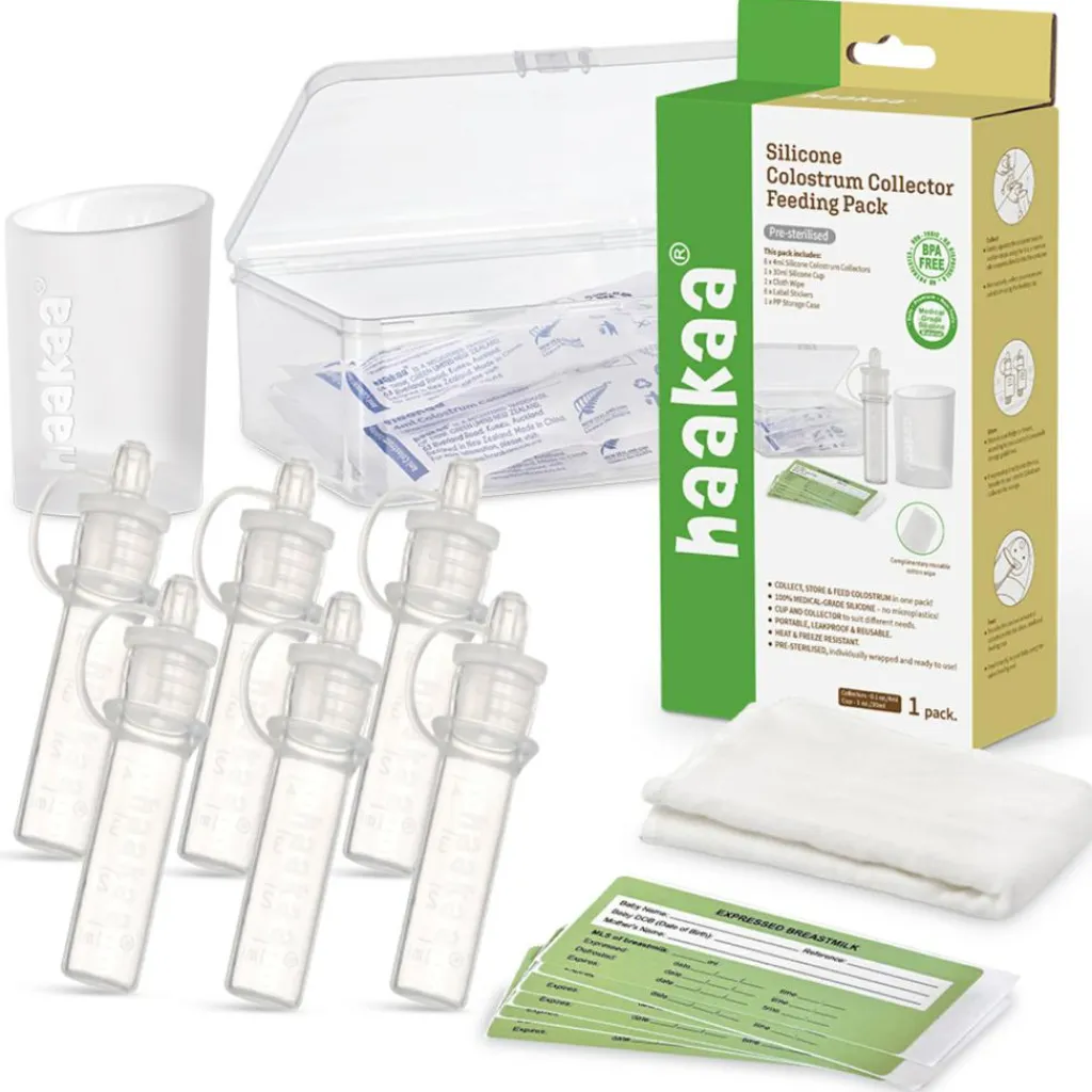 Haakaa Colostrum Collector Sæt<Børn Brystpumper