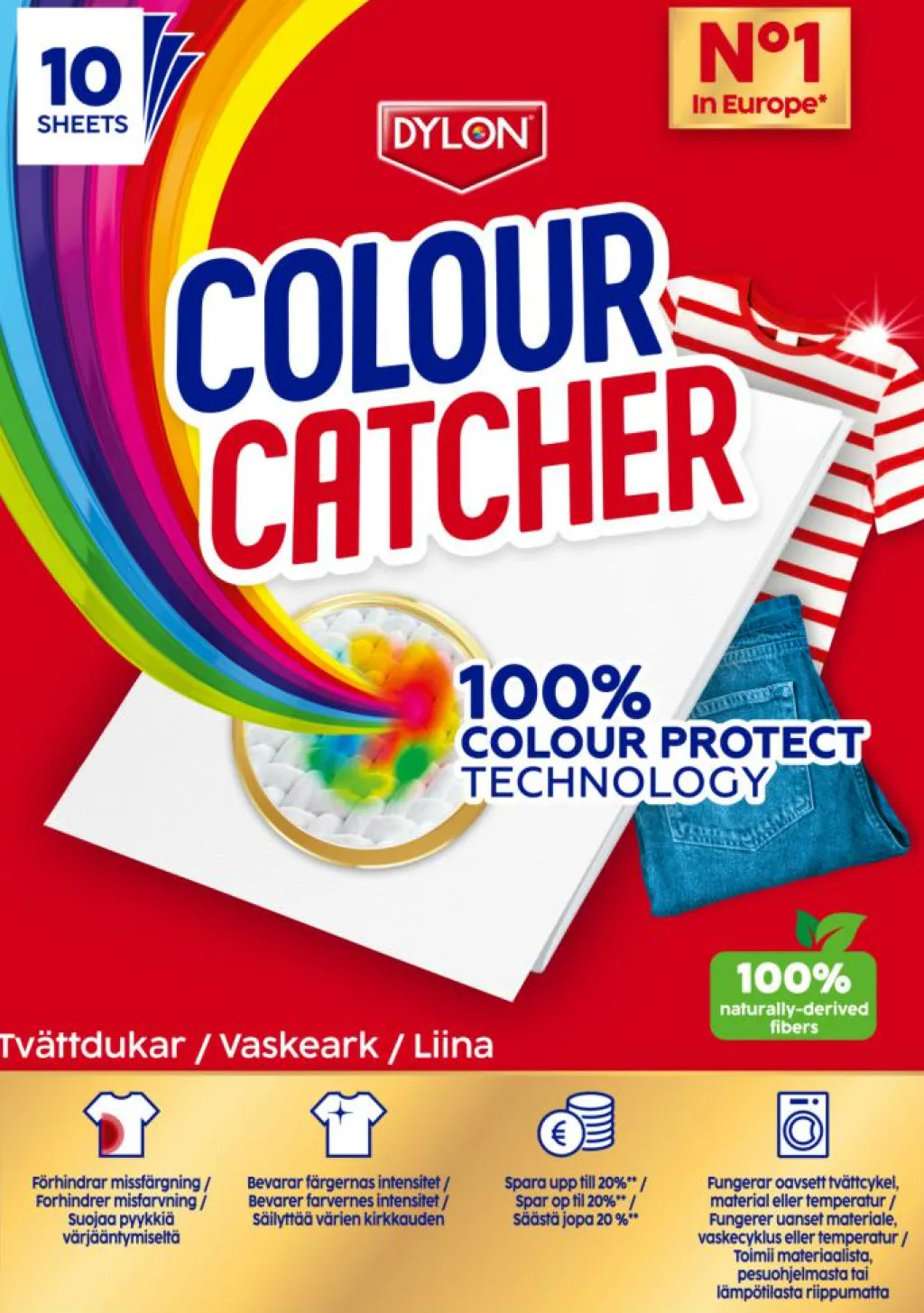Dylon Colour Catcher Colour Protection Sheets< Tekstilpleje