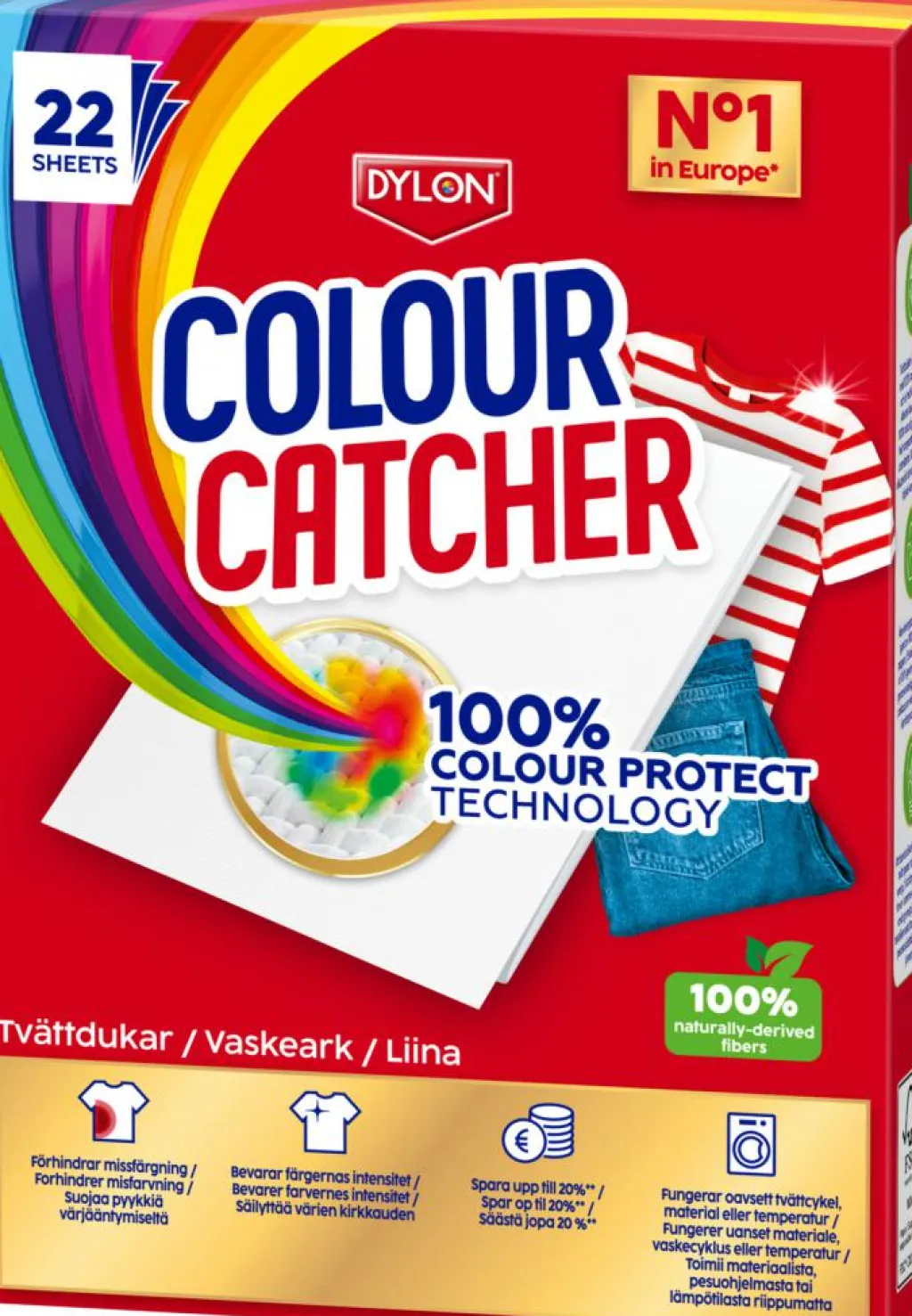 Dylon Colour Catcher Colour Protection Sheets< Tekstilpleje