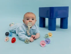 BIBS Colour Round Latex 2 Pack<Børn Sutter