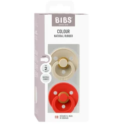 BIBS Colour Sut Latex 2-pak<Børn Sutter