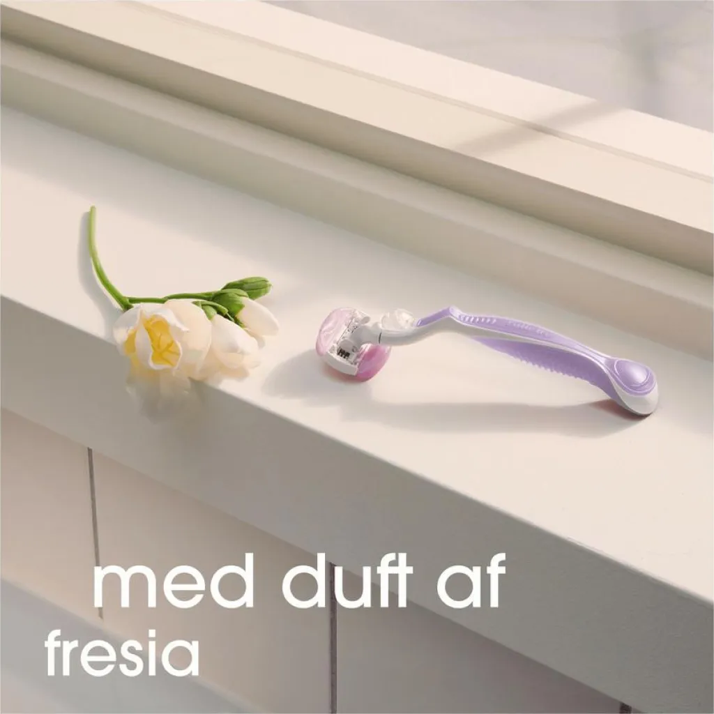 Gillette Skrabere & Blade<Comfortglide Breeze Barberskraber + 3 Barberblade
