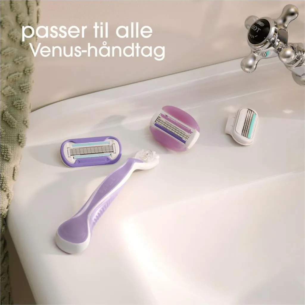 Gillette Skrabere & Blade<Comfortglide Breeze Barberskraber + 3 Barberblade