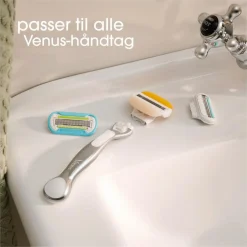 Gillette Skrabere & Blade<Comfortglide Coconut + Olay barberskraber