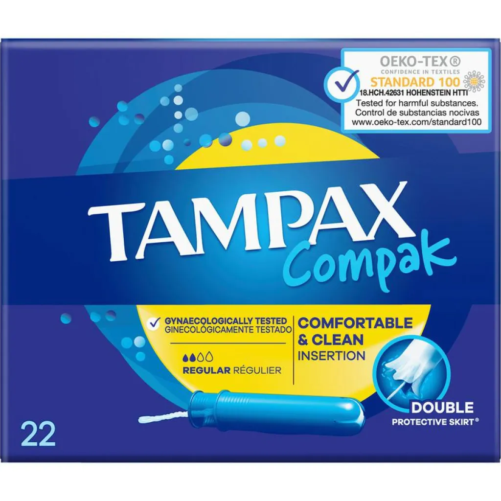 Tampax Bind & Indlæg>Compak Regular Tamponer