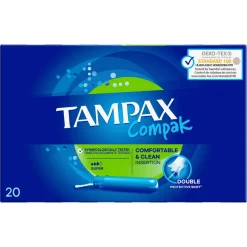 Tampax Bind & Indlæg<Compak Super Tamponer