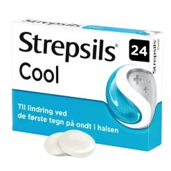 Strepsils Cool, Sugetabletter< Ondt I Halsen|Forkølelse