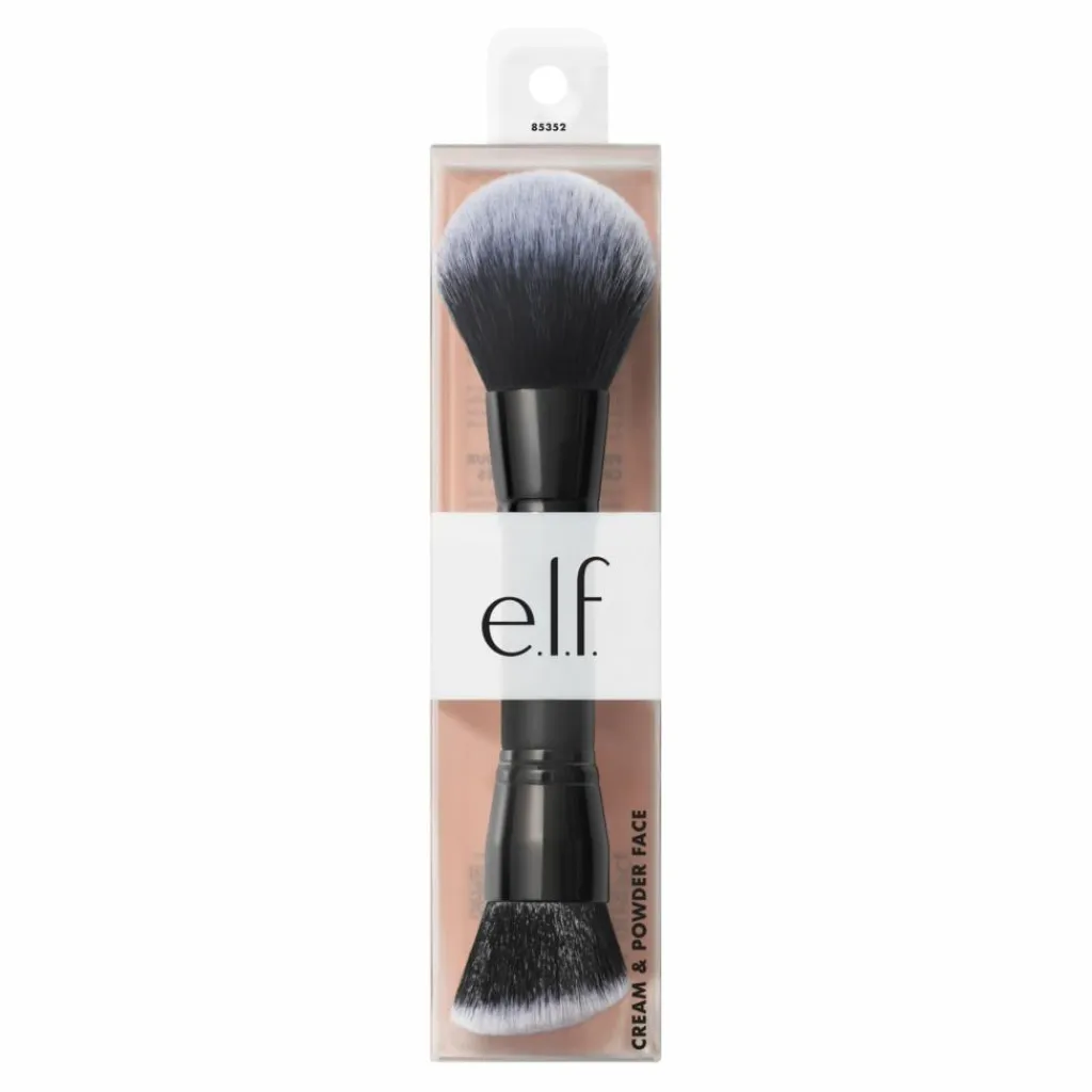 e.l.f. Blush- & Bronzerbørster|Foundationbørster<Cream & Powder Face Brush