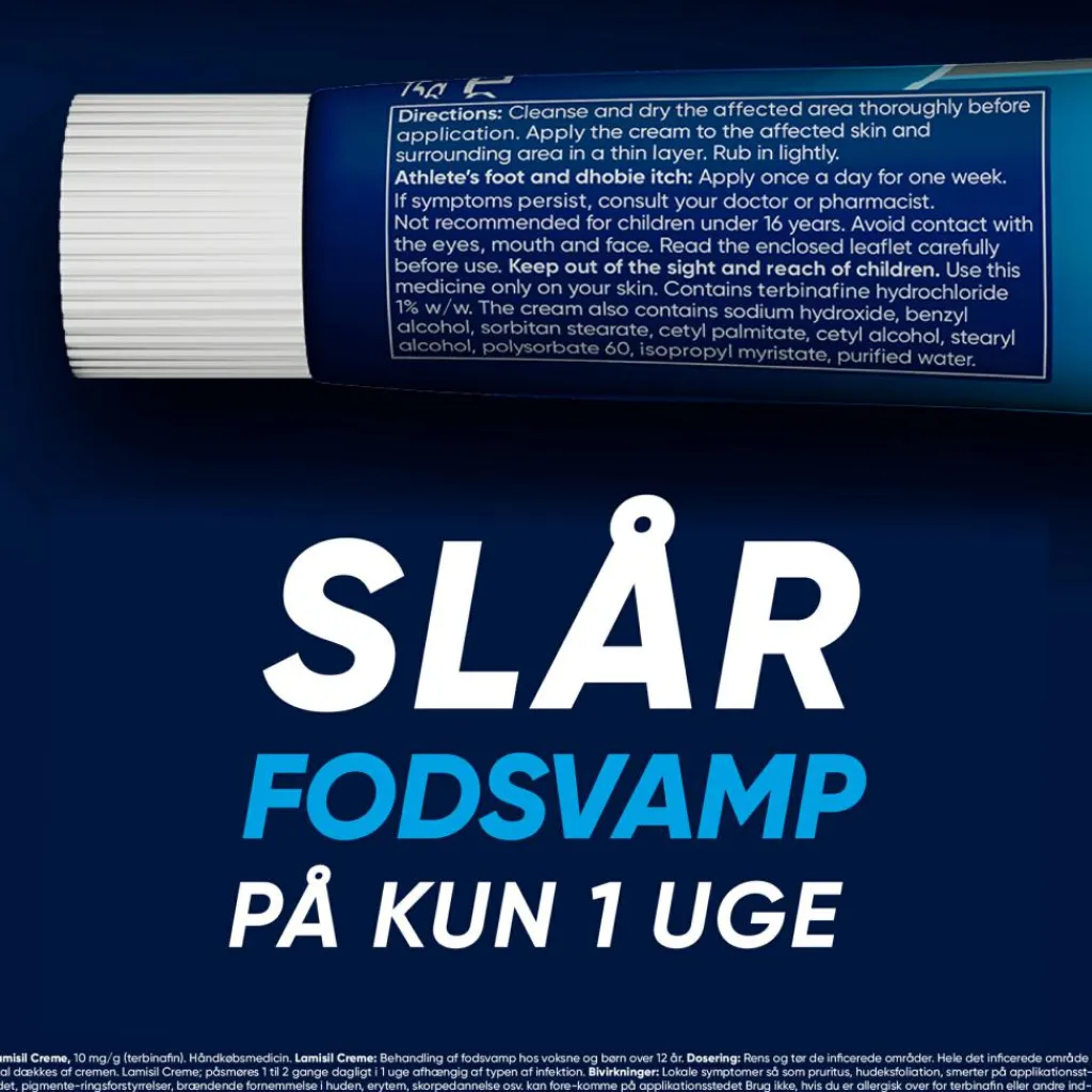Lamisil Fodsvamp|Svamp>Creme 10 mg/g