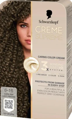 Schwarzkopf Permanent Hårfarve<Creme Supreme Caring Color Creme