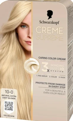 Schwarzkopf Permanent Hårfarve>Creme Supreme Caring Color Creme