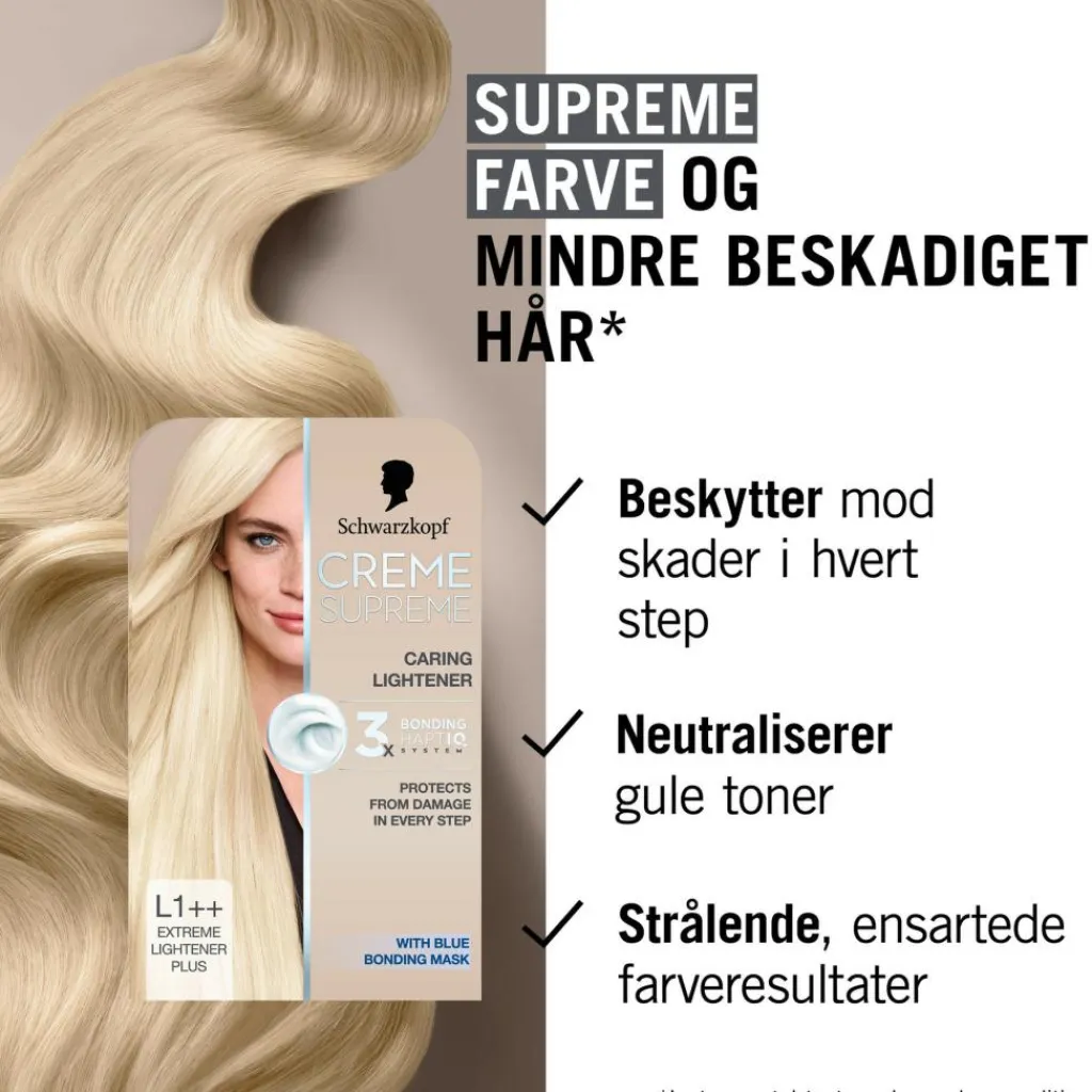 Schwarzkopf Creme Supreme Caring Color Creme< Permanent Hårfarve