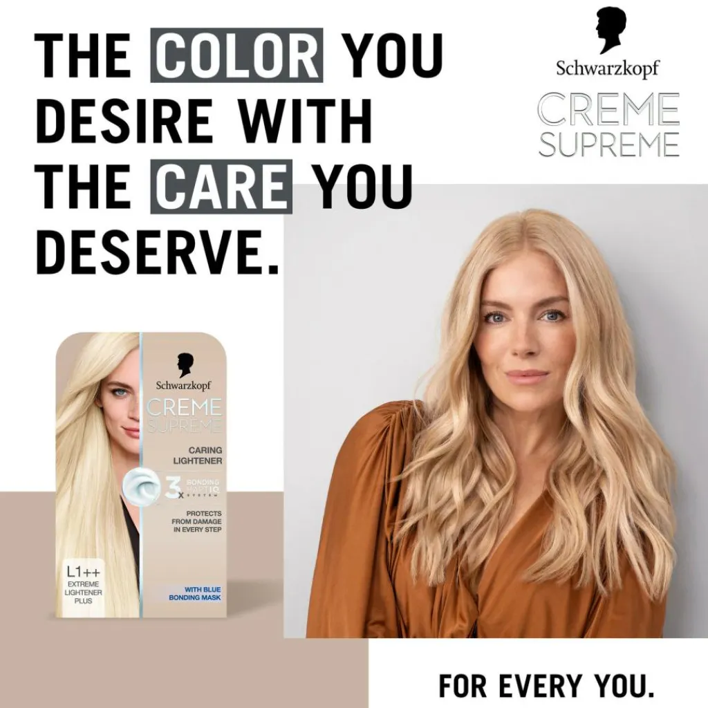 Schwarzkopf Creme Supreme Caring Color Creme< Permanent Hårfarve