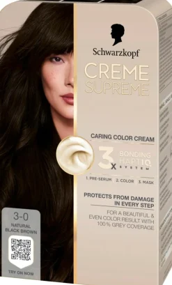 Schwarzkopf Permanent Hårfarve>Creme Supreme Caring Color Creme